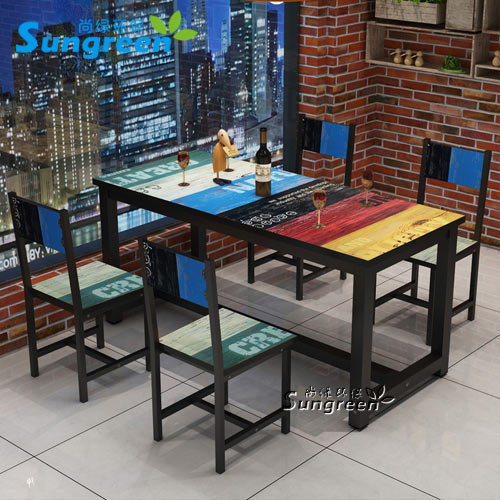 SL-YK404個性主題餐廳桌椅